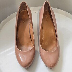 J Crew Nude Wedge Heel